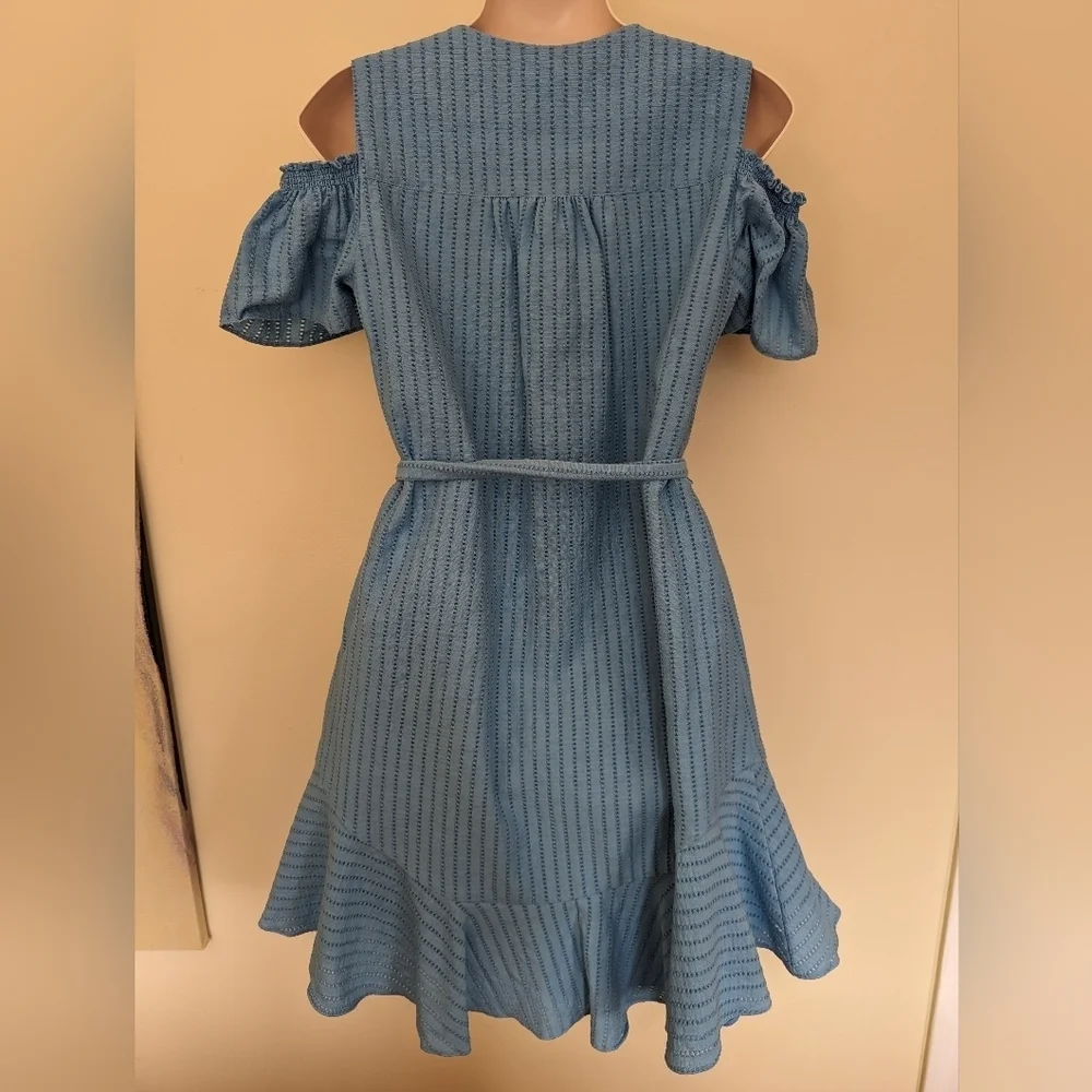 Anthropologie shoshana Francesca open-shoulder dress 6 - Picture 8 of 15